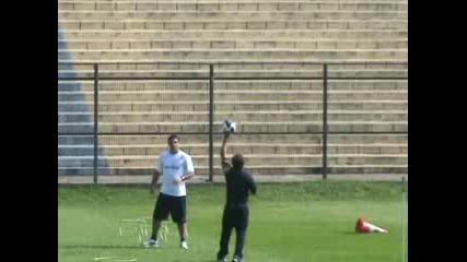 Ronaldo treina com bola na Fazendinha - 28/12/2008