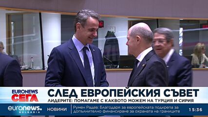 Лидерите на ЕС: Помагаме с каквото можем на Турция и Сирия