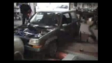 Renault 5 Gt Turbo Dyno Run