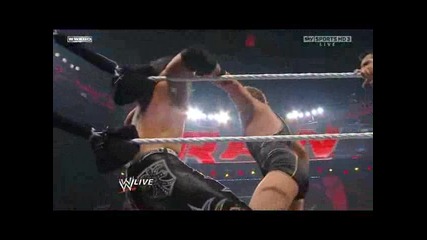 Wwe Raw D R A F T 2010 John Morrison vs Jack Swagger