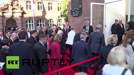 Germany: Merkel and Gauck celebrate reunification in Frankfurt