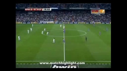real madrid valedolid 2 - 0 raul
