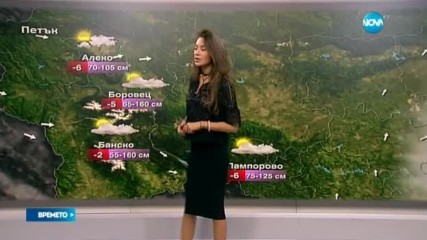 Прогноза за времето (26.01.2017 - централна емисия)