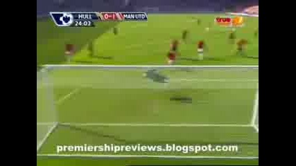 Hull City - Manchester United 0:1 Darron Gibson goal