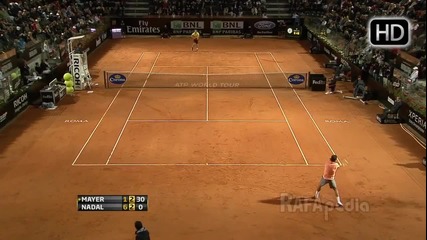 Nadal vs Mayer - Rome 2012 - Hot Shots