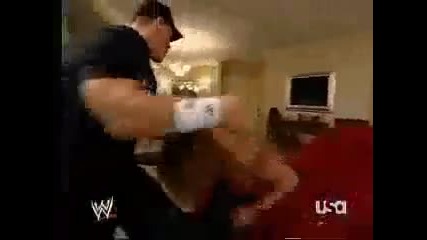 John Cena Attacks Edge Hotel Room Raw