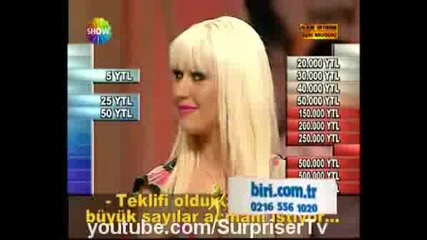 CHRISTINA AGUILERA IN DEAL OR NO DEAL-PART  5