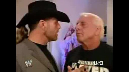 Raw Hbk & ric Flair Backstage