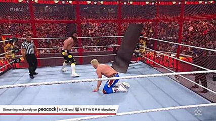 Seth "Freakin" Rollins puts Cody Rhodes through a table: Hell in a Cell 2022 (WWE Network Exclusive)