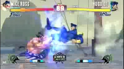 Street Fighter Iv- Mike Ross (e Honda) vs Hugo101 (m Bison) - La Riots Iii 03_28_10 (sf4 Tournament)