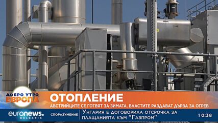 Австрийците се готвят за зимата. Властите раздават дърва за огрев