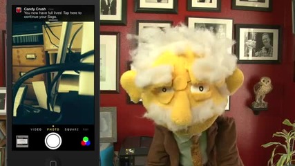 Professor Puppet on Apple Ios 7