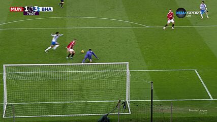 Goal by Brighton and Hove Albion