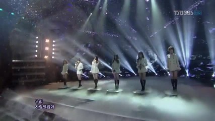 Davichi & T-ara - We Were in Love @ Inkigayo (29.01.2012)