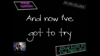 Its Not Too Late - Demi Lovato - Karaoke Instrumental