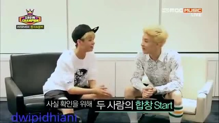 (бг превод) Amber F(x) имитира Henry 1-4-3 funny moment (super Junior & F(x))