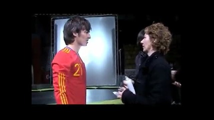 Xavi, Torres, Ramos, Iniesta y Silva agradecidos antes del Mundial 