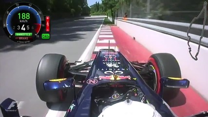 Летящия Пол Позишън на S.vettеl в Канада !! F1 2012 H D