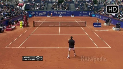 Nadal vs Garcia Lopez - Barcelona 2012 - Part 2