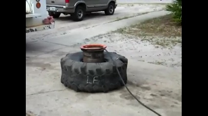 Как да се напомпва гумата за една секунда ?