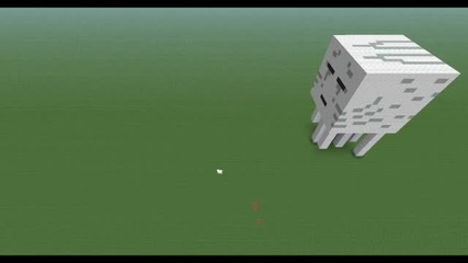 Minecraft Giant Ghast Vs Giant Creeper