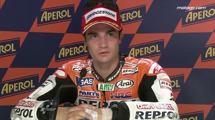 Dani Pedrosa interview after the Misano Gp