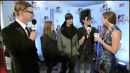 Tokio Hotel Ema Red Carpet Interview 05.11.2009 