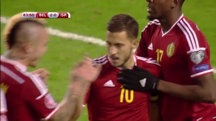 Белгия 3 - 1 Израел ( Квалификация за Европейско първенство 2016 ) ( 13/10/2015 )