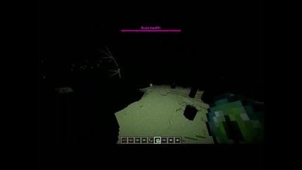 Minecraft- End Realm and Killing Boss Dragon Убиване на боса в minecraft