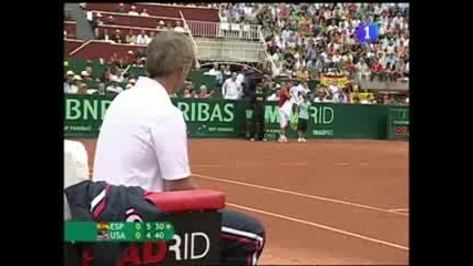 Davis Cup 2008 : Надал - Родик | 1ви Сет