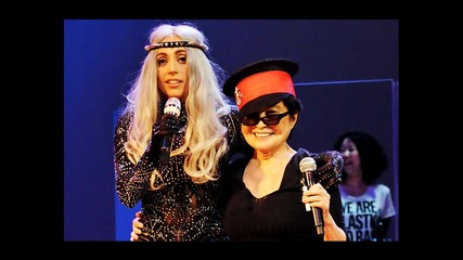 Yoko Ono ft. Lady Gaga - The sun is down (live)