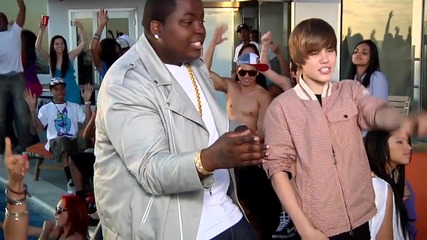 Зад кулисите с Justin Bieber Eenie Meenie 