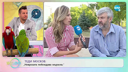Теди Москов: „Неврозата побеждава мързела.”