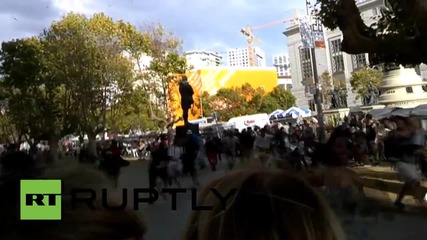 USA: GUNSHOTS break out at San Fran's Gay Pride