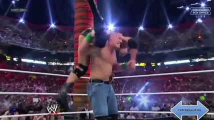 Wrestelmania 28 John Cena Vs The Rock Hd Highlights
