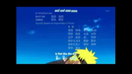 Naruto Shippuuden - Opening - Blue Bird + Еng Превод + Bg Превод