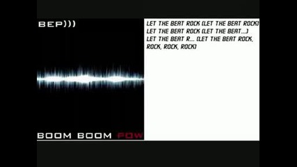 Boom Boom Pow - Black Eyed Peas Lyrics (high quality)