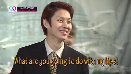 Super Junior Heechul real hot kiss Puff (we got married)