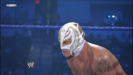 Smackdown 2009/07/10 Chris Jericho vs Rey Mysterio [ Intercontinental championship match] първа част
