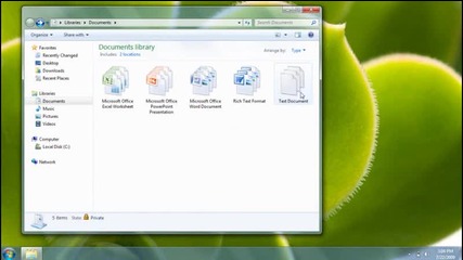 Finding your Files (windows 7)