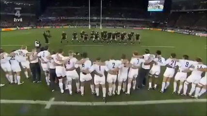 Rugby World Cup 2011 Final New Zealand vs France Haka