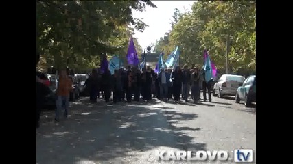 протестно шествие на Вмз Сопот 26.10.2012