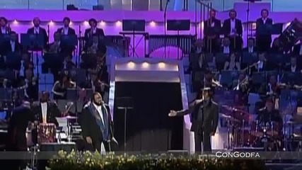 Luciano Pavarotti & James Brown - It's a man's world (1080phd)