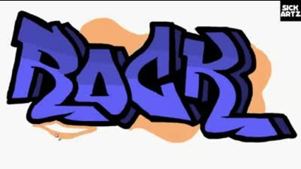 How To Draw Graffiti Rock Speed Painting Tutorial Sketch Learn Ms Paint Lernen Blackbook Letters