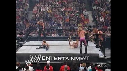 WWE Triple H, Chris Jericho & Ric Flair  vs. Kevin Nash, Booker T & Shawn Michaels - Backlash 2003 **HQ**