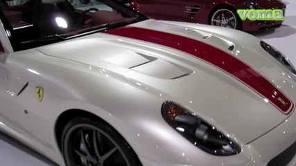 White Ferrari 599 Gto at Sema 2010