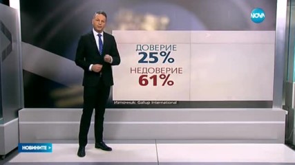 Недоверие към парламент и президент в края на мандатите "Борисов" и "Плевнелиев"