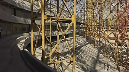 Строителните дейности на стадиона в Самара закъсняват с месец