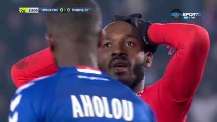 Страсбург - Монпелие 0:0 /първо полувреме/