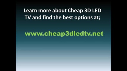 Find the best options of Cheap 3d Led Tv